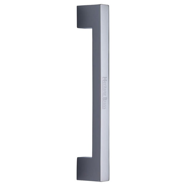 Heritage Brass Door Furniture Polished Chrome / Pull Handles (Bolt Through) Heritage Brass - Door Pull Handle Urban Design 305mm Polished Chrome Finish