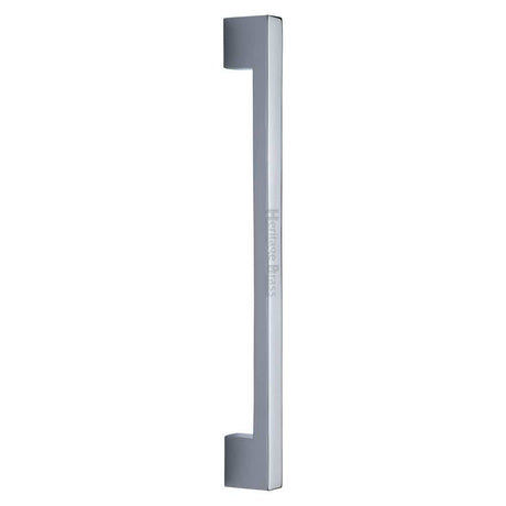 Heritage Brass Door Furniture Polished Chrome / Pull Handles (Bolt Through) Heritage Brass - Door Pull Handle Urban Design 457mm Polished Chrome Finish