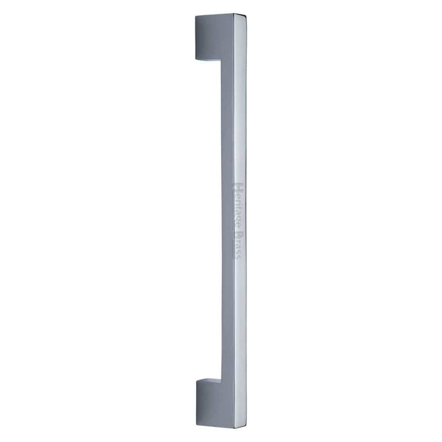 Heritage Brass Door Furniture Polished Chrome / Pull Handles (Bolt Through) Heritage Brass - Door Pull Handle Urban Design 457mm Polished Chrome Finish