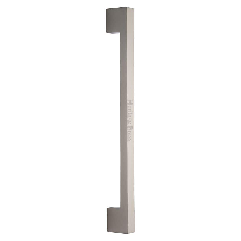 Heritage Brass Door Furniture Satin Nickel / Pull Handles (Bolt Through) Heritage Brass - Door Pull Handle Urban Design 457mm Satin Nickel Finish