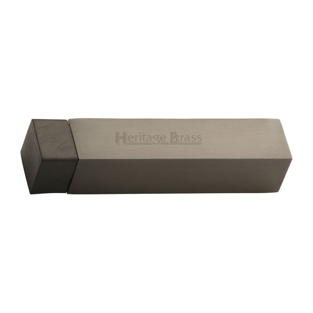 Heritage Brass Door Furniture Matt Bronze / Projection Door Stop Heritage Brass - Door Stop Square Wall Mounted Design Matt Bronze Finish