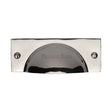 Heritage Brass Cabinet Hardware Polished Nickel / Cabinet Cup Pulls Heritage Brass - Drawer Cup Pull Cheshire Design Polished Nickel Finish