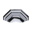 Heritage Brass Cabinet Hardware Polished Chrome / Cabinet Cup Pulls / 89mm c/c Heritage Brass - Drawer Cup Pull Deco Design 89mm CTC Polished Chrome Finish