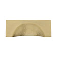 Heritage Brass Cabinet Hardware Satin Brass / Cabinet Cup Pulls / 57mm c/c Heritage Brass - Drawer Cup Pull Hampshire Hammered Design 57mm CTC Satin Brass Finish