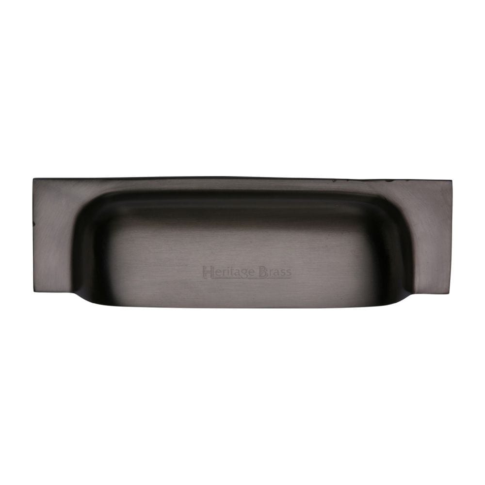 Heritage Brass Cabinet Hardware Matt Bronze / Cabinet Cup Pulls / 152 / 178mm c/c Heritage Brass - Drawer Cup Pull Military Design 152mm CTC Matt Bronze Finish