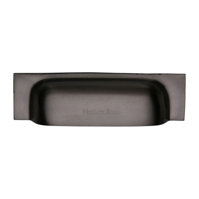Heritage Brass Cabinet Hardware Matt Bronze / Cabinet Cup Pulls / 152 / 178mm c/c Heritage Brass - Drawer Cup Pull Military Design 152mm CTC Matt Bronze Finish