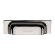 Heritage Brass Cabinet Hardware Polished Nickel / Cabinet Cup Pulls / 152 / 178mm c/c Heritage Brass - Drawer Cup Pull Military Design 152mm CTC Polished Nickel Finish