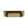 Heritage Brass Cabinet Hardware Antique Brass / Cabinet Cup Pulls / 76 / 96mm c/c Heritage Brass - Drawer Cup Pull Military Design 96mm CTC Antique Brass Finish