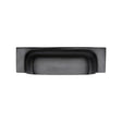 Heritage Brass Cabinet Hardware Matt Black / Cabinet Cup Pulls / 76 / 96mm c/c Heritage Brass - Drawer Cup Pull Military Design 96mm CTC Matt Black Finish