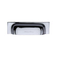 Heritage Brass Cabinet Hardware Polished Chrome / Cabinet Cup Pulls / 76 / 96mm c/c Heritage Brass - Drawer Cup Pull Military Design 96mm CTC Polished Chrome Finish