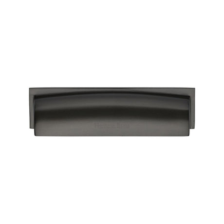 Heritage Brass Cabinet Hardware Matt Bronze / Cabinet Cup Pulls / 96mm c/c Heritage Brass - Drawer Cup Pull Shropshire Design 76/96mm CTC Matt Bronze Finis