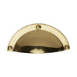 Heritage Brass Cabinet Hardware Polished Brass / Cabinet Cup Pulls Heritage Brass - Drawer Cup Pull Traditional Design Polished Brass Finish