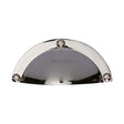 Heritage Brass Cabinet Hardware Polished Nickel / Cabinet Cup Pulls Heritage Brass - Drawer Cup Pull Traditional Design Polished Nickel Finish