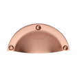 Heritage Brass Cabinet Hardware Satin Rose Gold / Cabinet Cup Pulls Heritage Brass - Drawer Cup Pull Traditional Design Satin Rose Gold Finish