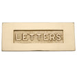 Heritage Brass Door Furniture Polished Brass / Letter Plates / 254 x 101mm Heritage Brass - Embossed Letterplate 254 x 101mm - Polished Brass Finish
