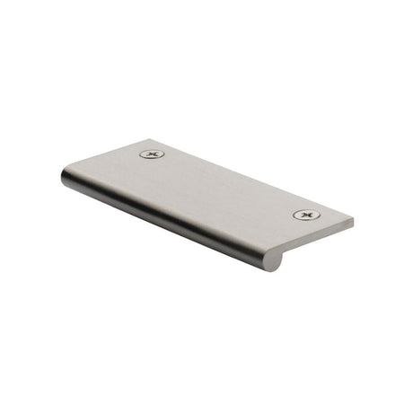 Heritage Brass Cabinet Hardware Satin Nickel / Edge Pull / 100mm Heritage Brass - EP Edge Pull Cabinet Handle 100mm Satin Nickel Finish