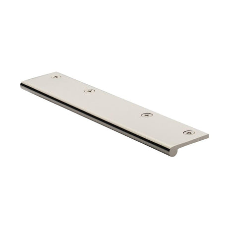 Heritage Brass Cabinet Hardware Polished Nickel / Edge Pull / 200mm Heritage Brass - EP Edge Pull Cabinet Handle 200mm Polished Nickel Finish