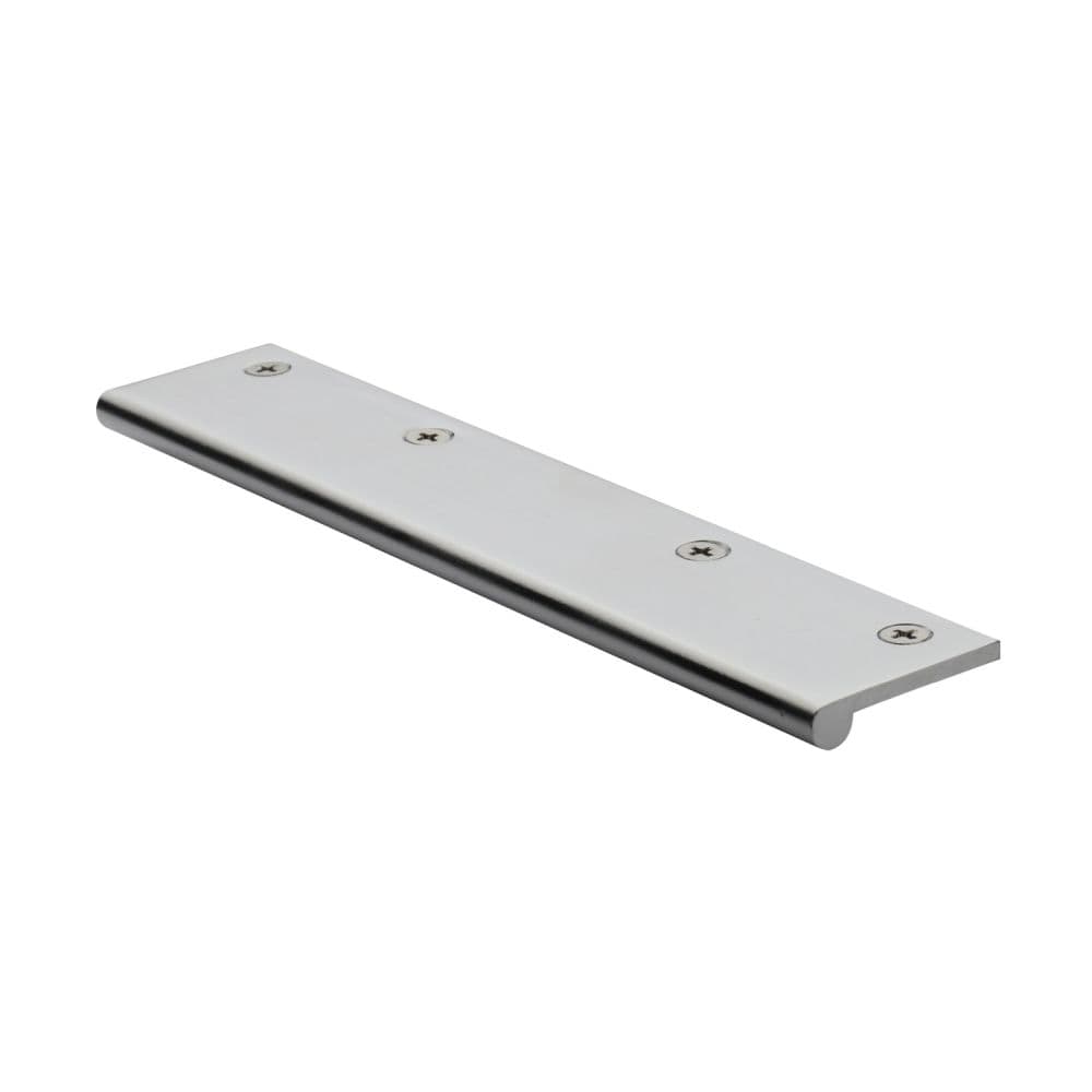 Heritage Brass Cabinet Hardware Satin Chrome / Edge Pull / 200mm Heritage Brass - EP Edge Pull Cabinet Handle 200mm Satin Chrome Finish