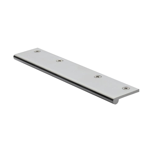 Heritage Brass Cabinet Hardware Satin Chrome / Edge Pull / 200mm Heritage Brass - EP Edge Pull Cabinet Handle 200mm Satin Chrome Finish