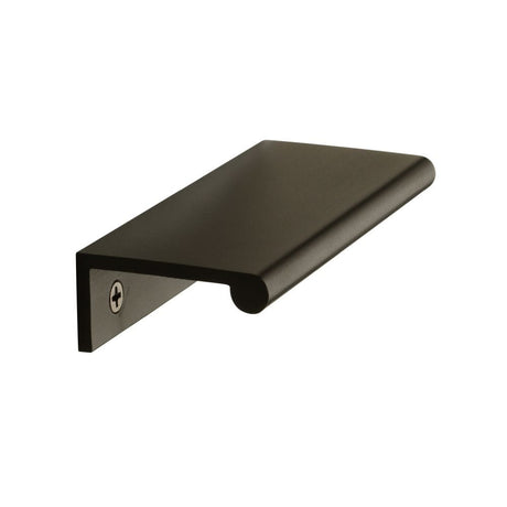 Heritage Brass Cabinet Hardware Matt Bronze / Edge Pull / 100mm Heritage Brass - EPR Edge Pull Cabinet Handle 100mm Matt Bronze Finish
