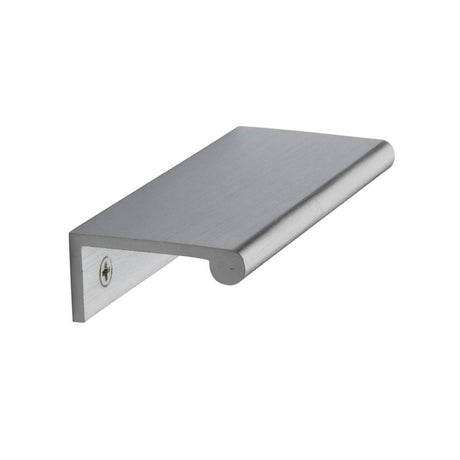 Heritage Brass Cabinet Hardware Satin Chrome / Edge Pull / 100mm Heritage Brass - EPR Edge Pull Cabinet Handle 100mm Satin Chrome Finish