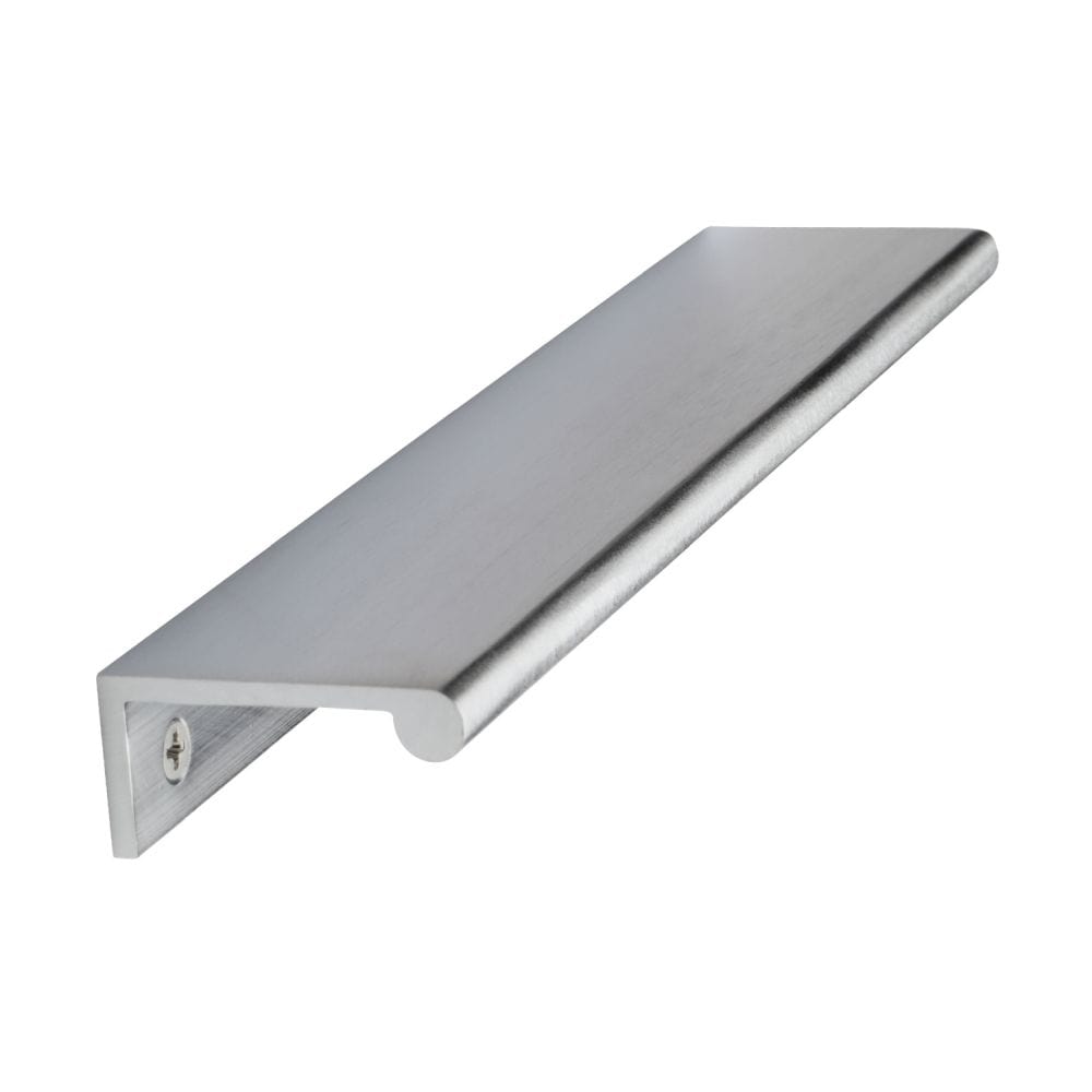 Heritage Brass Cabinet Hardware Satin Chrome / Edge Pull / 200mm Heritage Brass - EPR Edge Pull Cabinet Handle 200mm Satin Chrome Finish