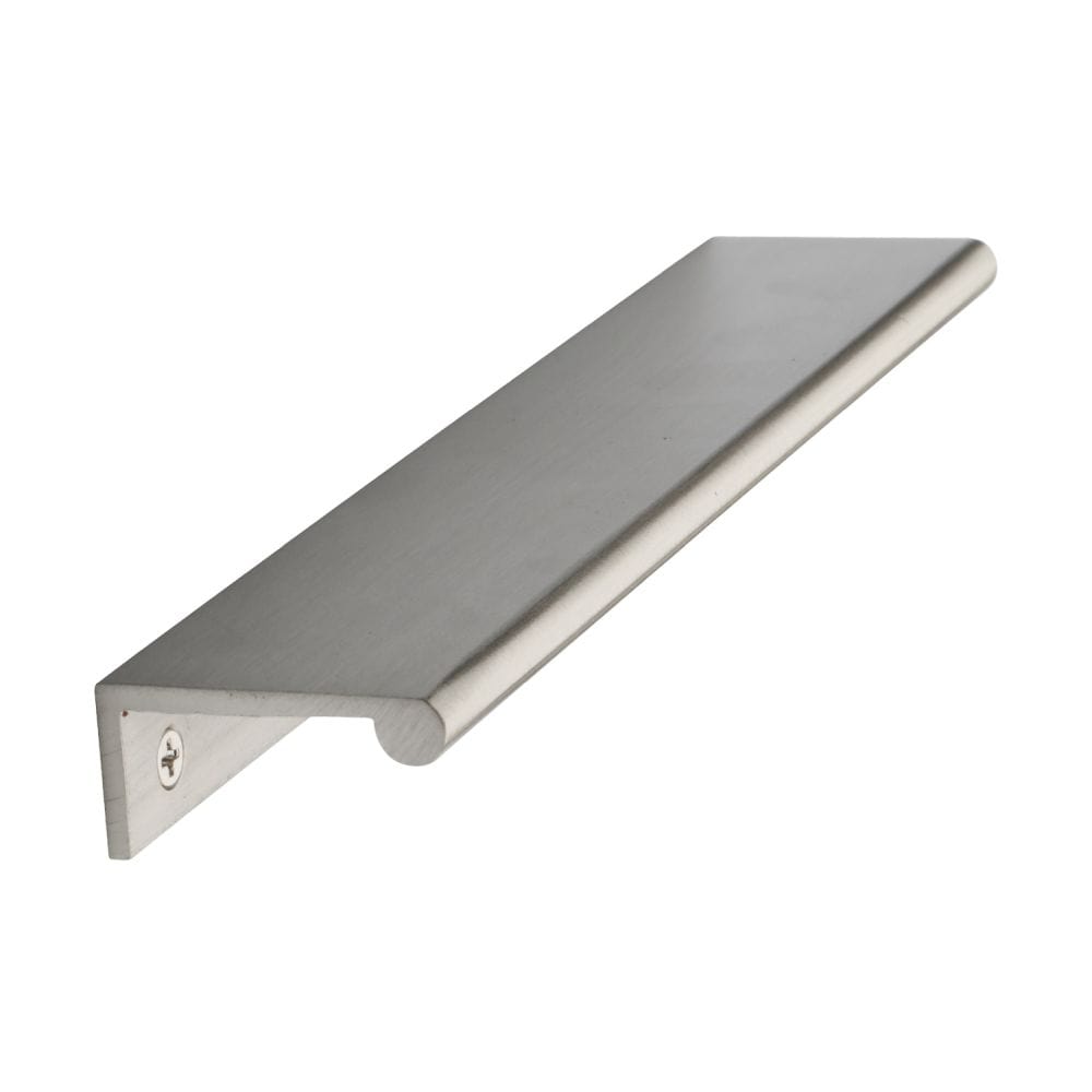Heritage Brass Cabinet Hardware Satin Nickel / Edge Pull / 200mm Heritage Brass - EPR Edge Pull Cabinet Handle 200mm Satin Nickel Finish