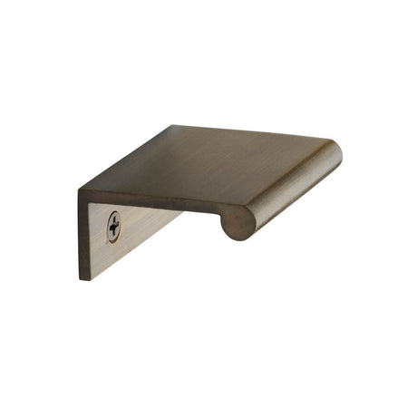 Heritage Brass Cabinet Hardware Antique Brass / Edge Pull / 50mm Heritage Brass - EPR Edge Pull Cabinet Handle 50mm Antique Brass Finish
