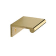 Heritage Brass Cabinet Hardware Polished Brass / Edge Pull / 50mm Heritage Brass - EPR Edge Pull Cabinet Handle 50mm Polished Brass Finish