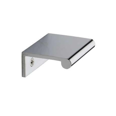 Heritage Brass Cabinet Hardware Polished Chrome / Edge Pull / 50mm Heritage Brass - EPR Edge Pull Cabinet Handle 50mm Polished Chrome Finish
