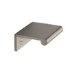 Heritage Brass Cabinet Hardware Satin Nickel / Edge Pull / 50mm Heritage Brass - EPR Edge Pull Cabinet Handle 50mm Satin Nickel Finish