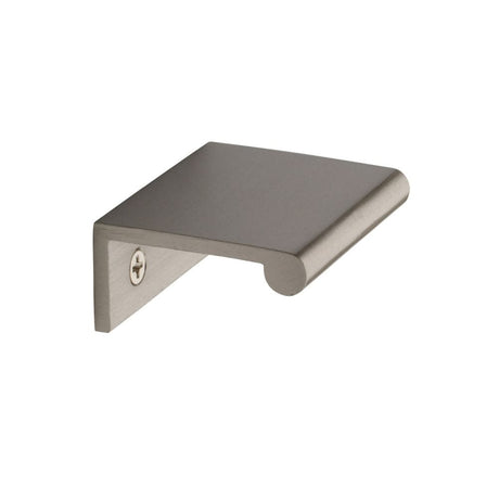 Heritage Brass Cabinet Hardware Satin Nickel / Edge Pull / 50mm Heritage Brass - EPR Edge Pull Cabinet Handle 50mm Satin Nickel Finish