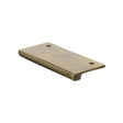 Heritage Brass Cabinet Hardware Antique Brass / Edge Pull / 100mm Heritage Brass - EPT Edge Pull Cabinet Handle 100mm Antique Brass Finish