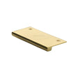 Heritage Brass Cabinet Hardware Polished Brass / Edge Pull / 100mm Heritage Brass - EPT Edge Pull Cabinet Handle 100mm Polished Brass Finish
