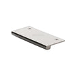 Heritage Brass Cabinet Hardware Polished Nickel / Edge Pull / 100mm Heritage Brass - EPT Edge Pull Cabinet Handle 100mm Polished Nickel Finish
