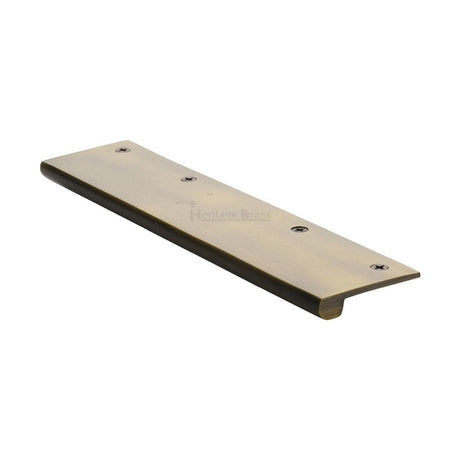 Heritage Brass Cabinet Hardware Antique Brass / Edge Pull / 200mm Heritage Brass - EPT Edge Pull Cabinet Handle 200mm Antique Brass Finish