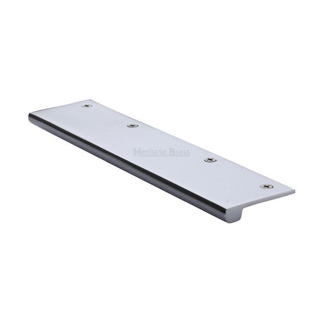 Heritage Brass Cabinet Hardware Polished Chrome / Edge Pull / 200mm Heritage Brass - EPT Edge Pull Cabinet Handle 200mm Polished Chrome Finish