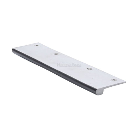 Heritage Brass Cabinet Hardware Satin Chrome / Edge Pull / 200mm Heritage Brass - EPT Edge Pull Cabinet Handle 200mm Satin Chrome Finish