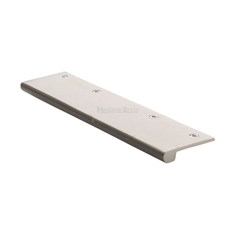 Heritage Brass Cabinet Hardware Satin Nickel / Edge Pull / 200mm Heritage Brass - EPT Edge Pull Cabinet Handle 200mm Satin Nickel Finish