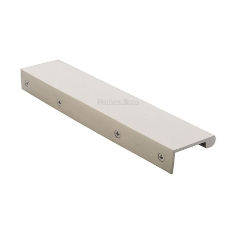 Heritage Brass Cabinet Hardware Satin Nickel / Edge Pull / 200mm Heritage Brass - EPTR Edge Pull Cabinet Handle 200mm Satin Nickel Finish