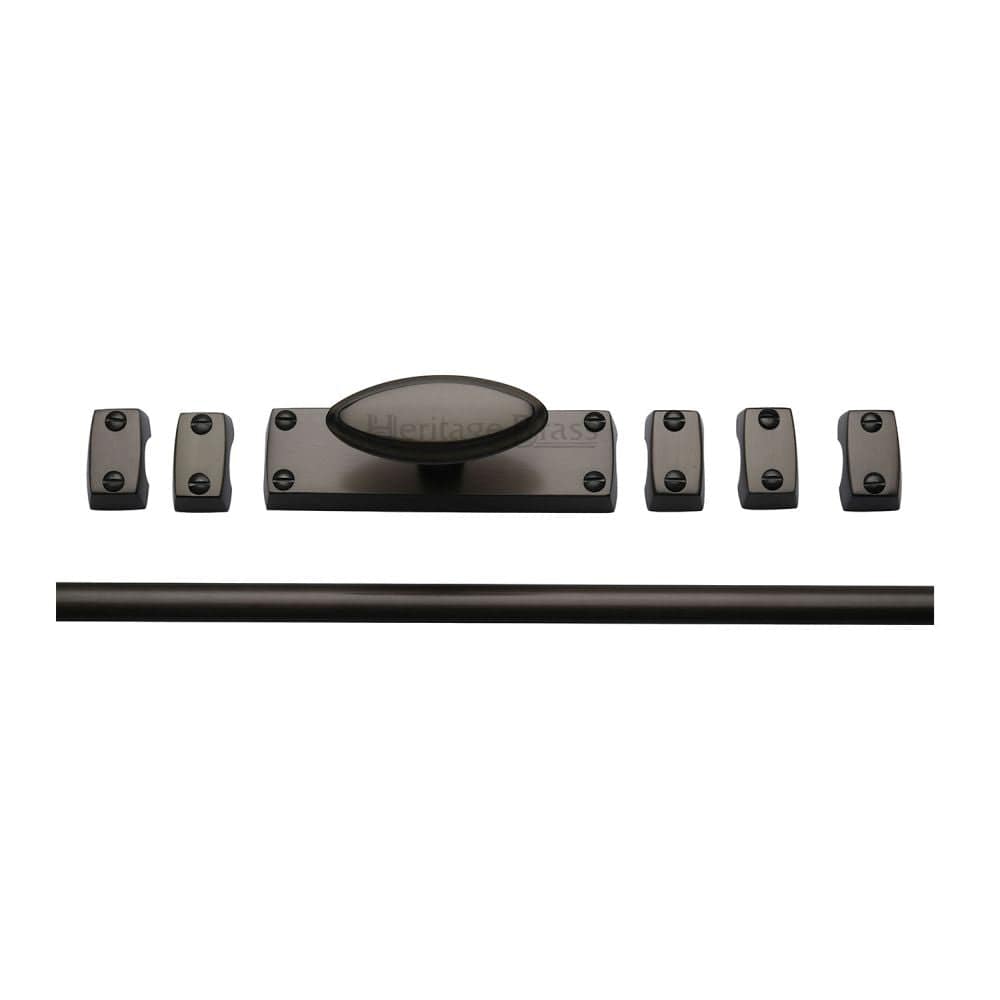 Heritage Brass Accessories Matt Bronze / Espagnolette Bolts Heritage Brass - Espagnolette Bolt Matt Bronze Finish