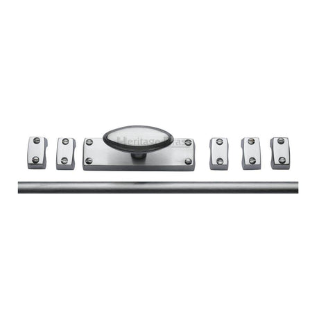 Heritage Brass Accessories Satin Chrome / Espagnolette Bolts Heritage Brass - Espagnolette Bolt Satin Chrome Finish