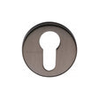 Heritage Brass Door Furniture Matt Bronze / Euro Profile Escutcheons Heritage Brass - Euro Profile Cylinder Escutcheon Matt Bronze Finish