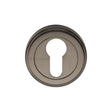 Heritage Brass Door Furniture Matt Bronze / Euro Profile Escutcheons Heritage Brass - Euro Profile Cylinder Escutcheon Matt Bronze Finish