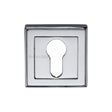 Heritage Brass Door Furniture Polished Chrome / Euro Profile Escutcheons Heritage Brass - Euro Profile Cylinder Escutcheon Polished Chrome Finish