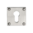 Heritage Brass Door Furniture Satin Nickel / Euro Profile Escutcheons Heritage Brass - Euro Profile Cylinder Escutcheon Satin Nickel Finish
