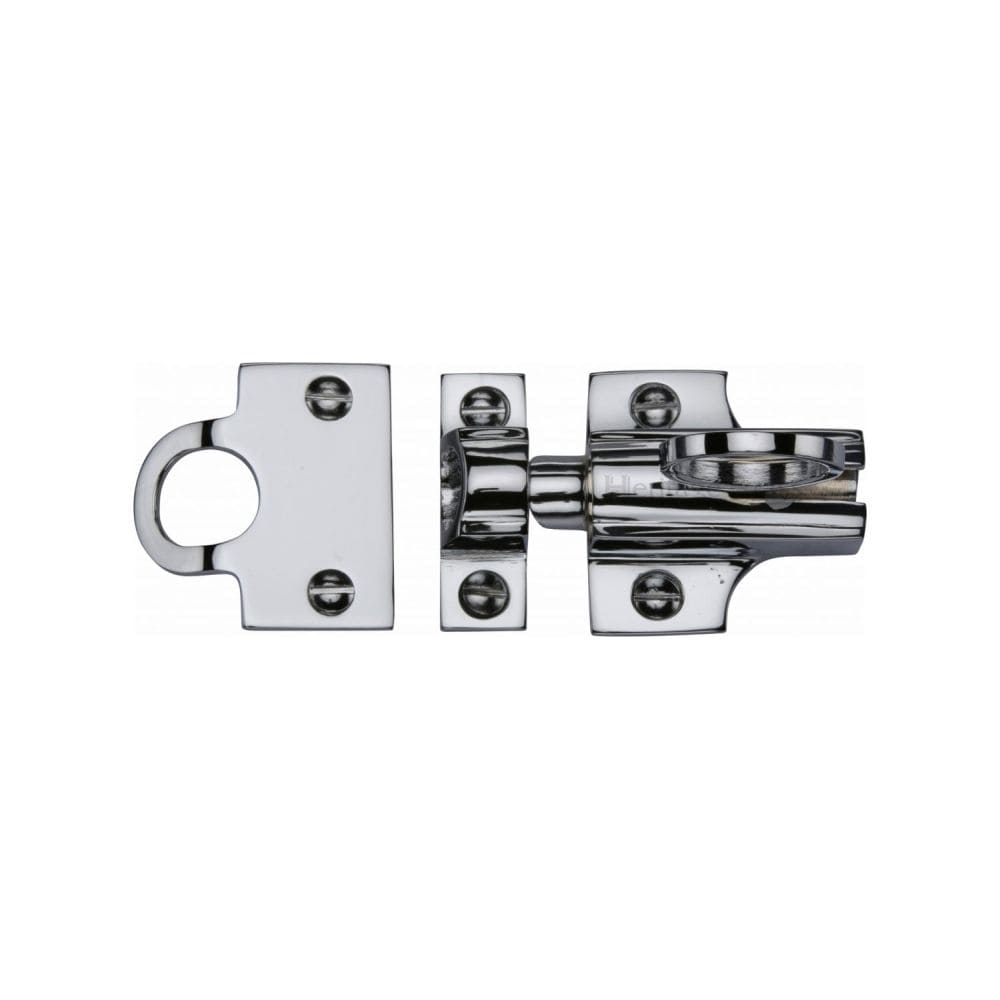Heritage Brass Window Furniture Polished Chrome / Fanlight Catches Heritage Brass - Fanlight Catch Polished Chrome Finish