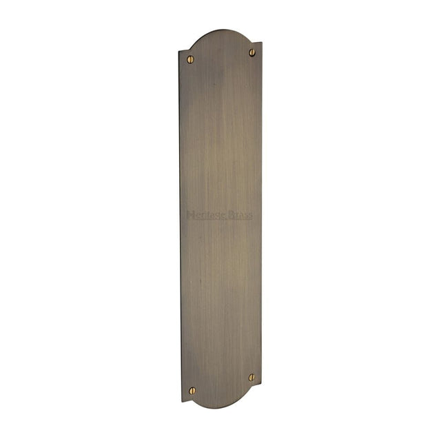 Heritage Brass Door Furniture Antique Brass / Finger Plates / 305 x 77mm Heritage Brass - Fingerplate 305 x 77mm - Antique Brass Finish