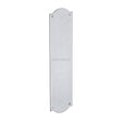 Heritage Brass Door Furniture Satin Chrome / Finger Plates / 305 x 77mm Heritage Brass - Fingerplate 305 x 77mm - Satin Chrome Finish