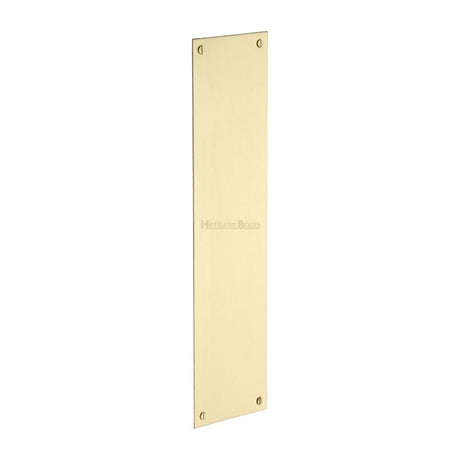 Heritage Brass Door Furniture Satin Brass / Finger Plates / 350 x 76mm Heritage Brass - Fingerplate 350 x 76mm - Satin Brass Finish